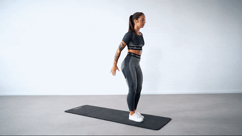 How to do the back lunges?