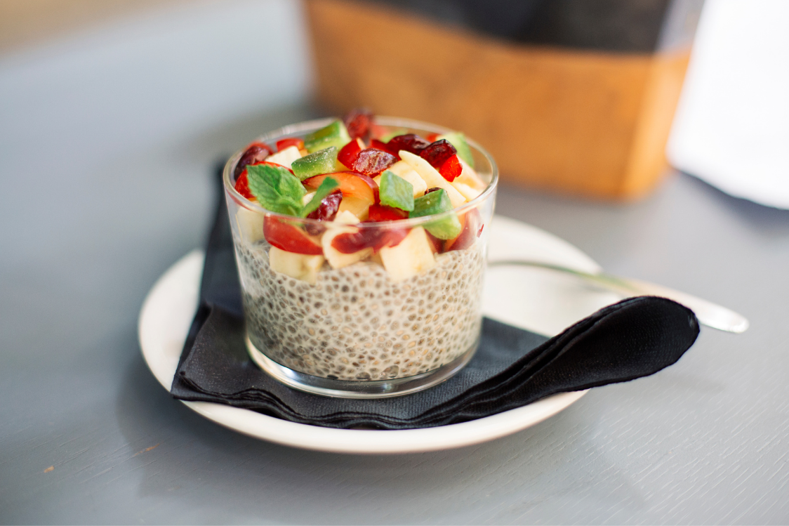 Chia pudink recept