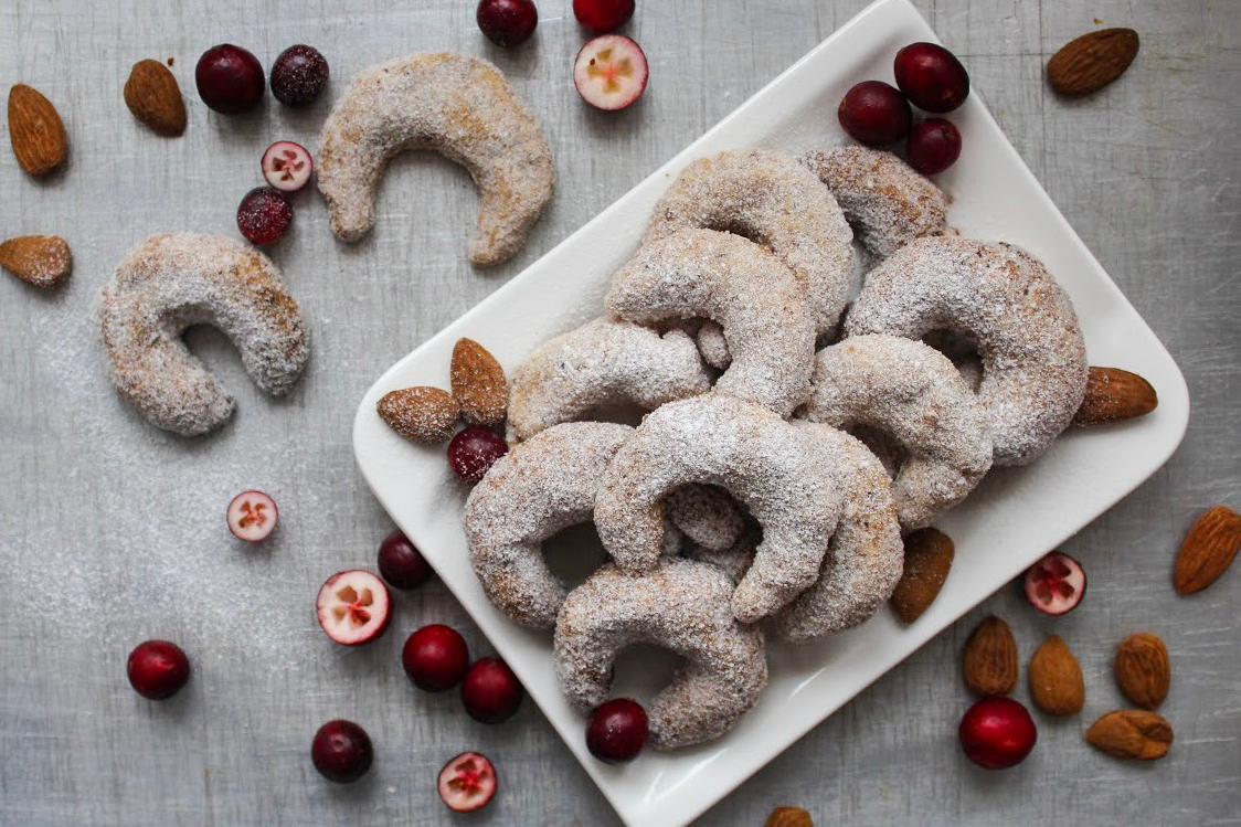 Vánoční rohlíčky - vánoční pečivo fitness