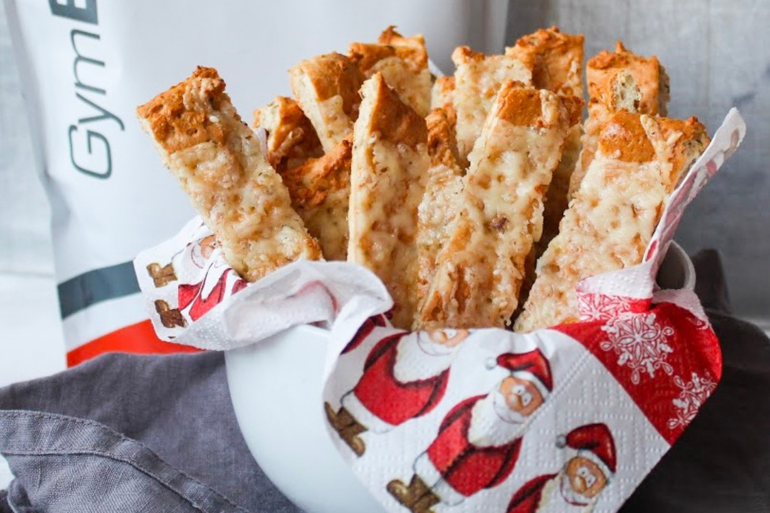 proteinové pizza tyčinky - vánoční cukroví fitness