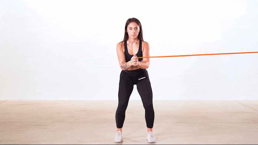 How to Perform Resistance Band Anti-Rotation Walkouts?