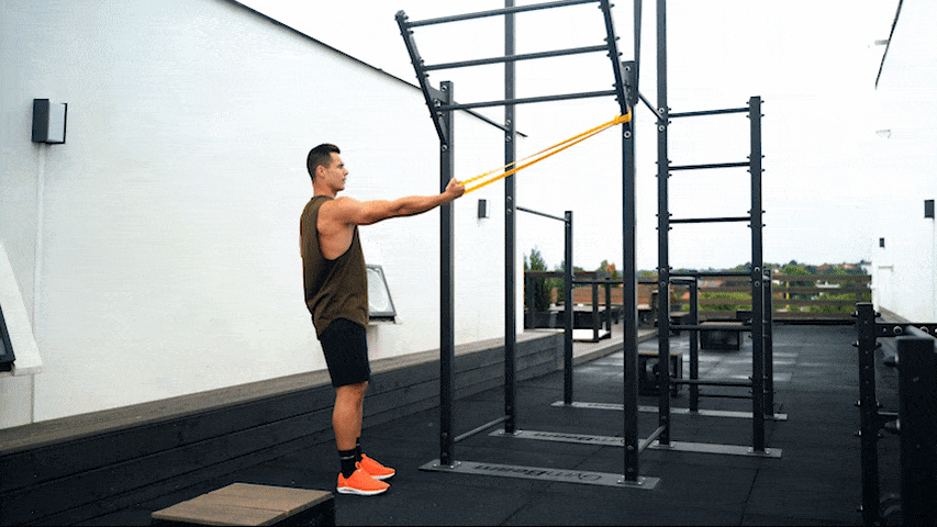 How to do resistance band biceps curls correctly?