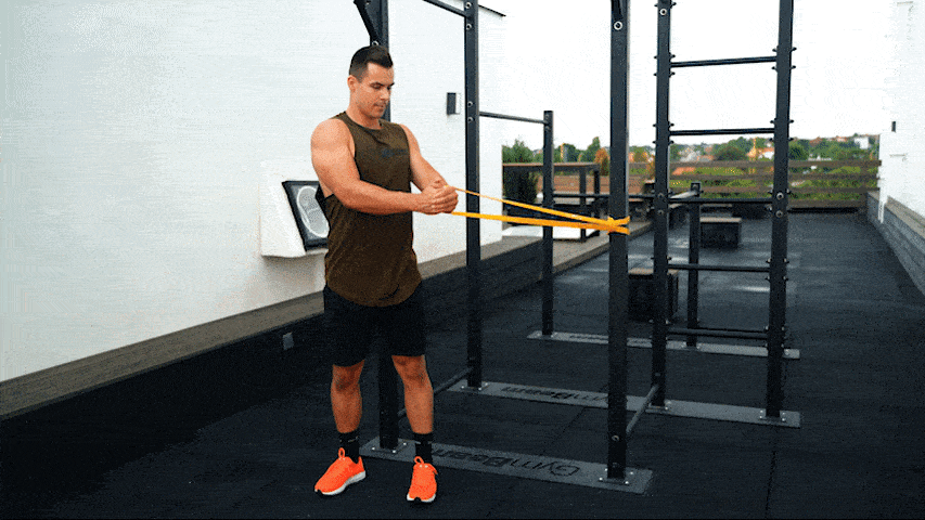 How to do resistance band torso twist correctly?