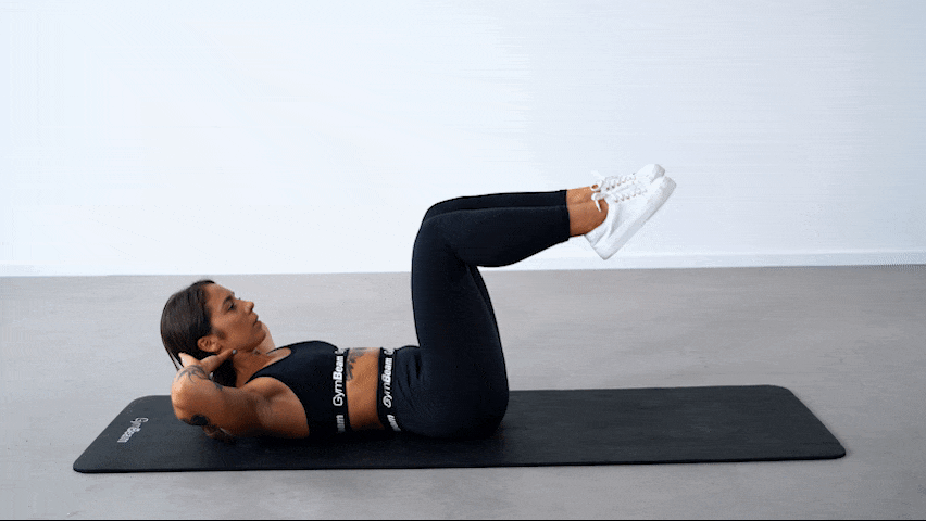 Jak cvičit toe taps na břicho? 