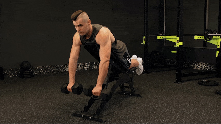 How to properly execute a Dumbbell Incline Bench Row
