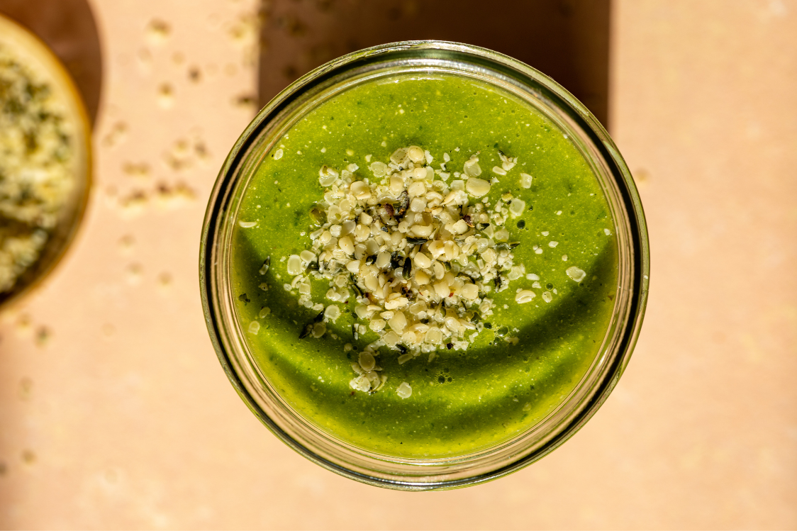 Spinach Smoothie with Fruit