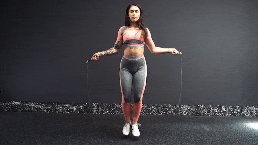 How to perform Boxer Steps with a skipping rope?