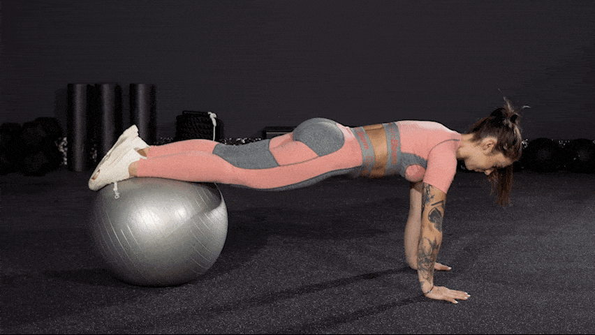 How to do plank on a ball?