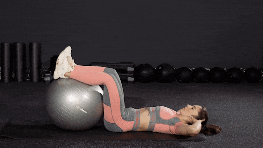 How to do sit-ups on a ball?