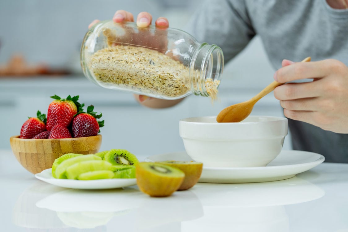 lepek v ovesných vločkách