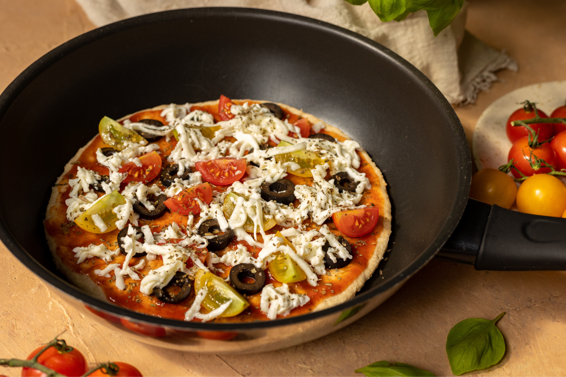 Pizza crocantă ce conține doar 54 kcal pe felie - mod de preparare