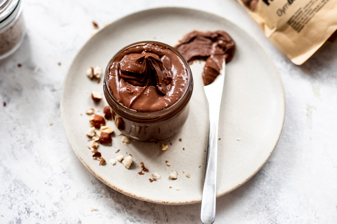 Chocolate-hazelnut spread without added sugar