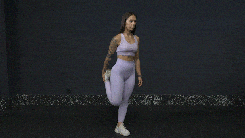 Knee stretching exercises