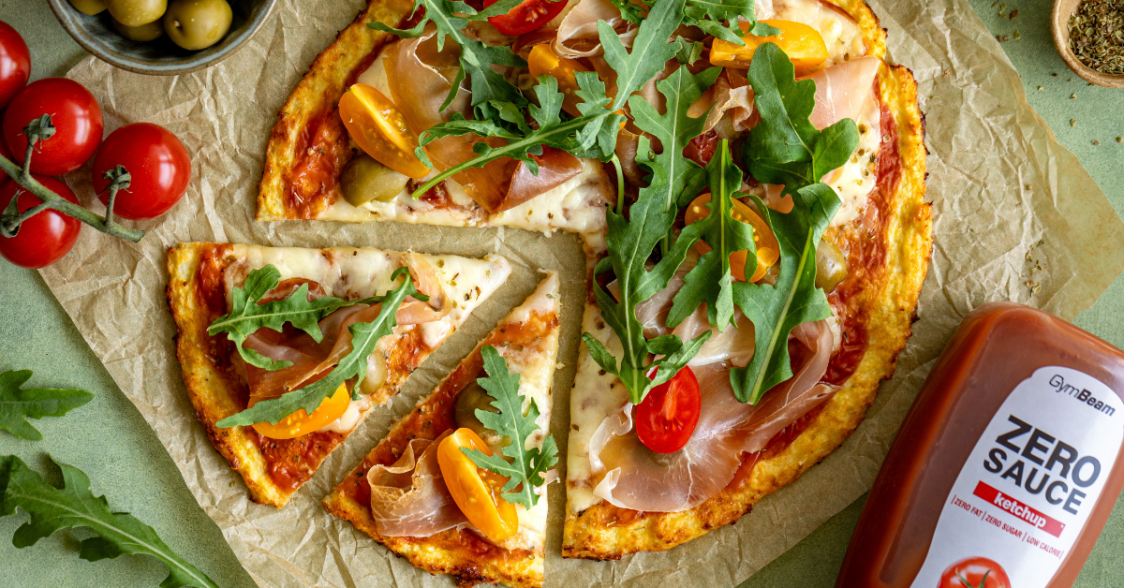 Photo of Health Recipe: Cauliflower Pizza with Prosciutto and Mozzarella