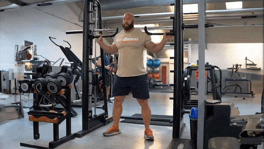 How to do the smith machine back squat?