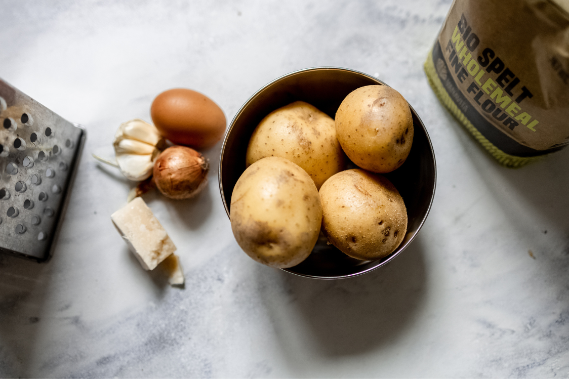 Baked Potato Latkes - Ingredients