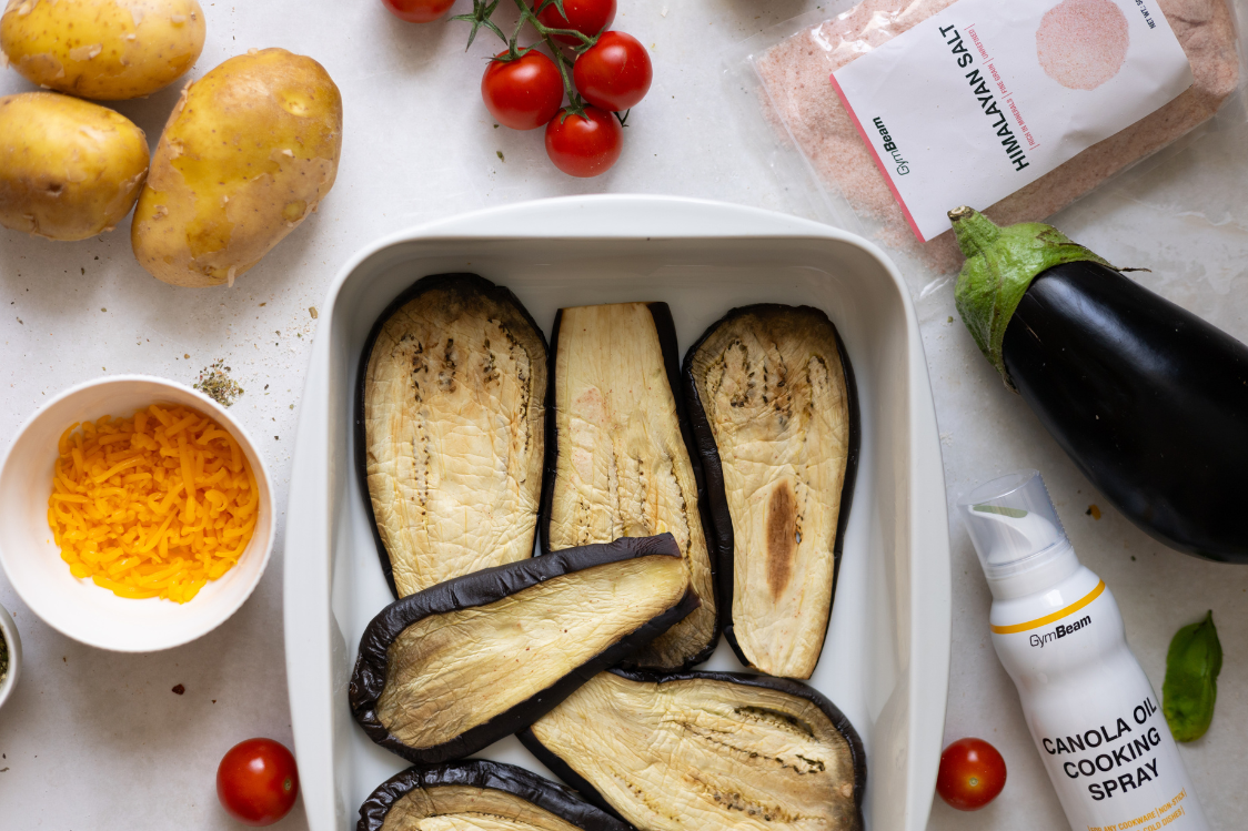 Musaka – slaganje patlidžana