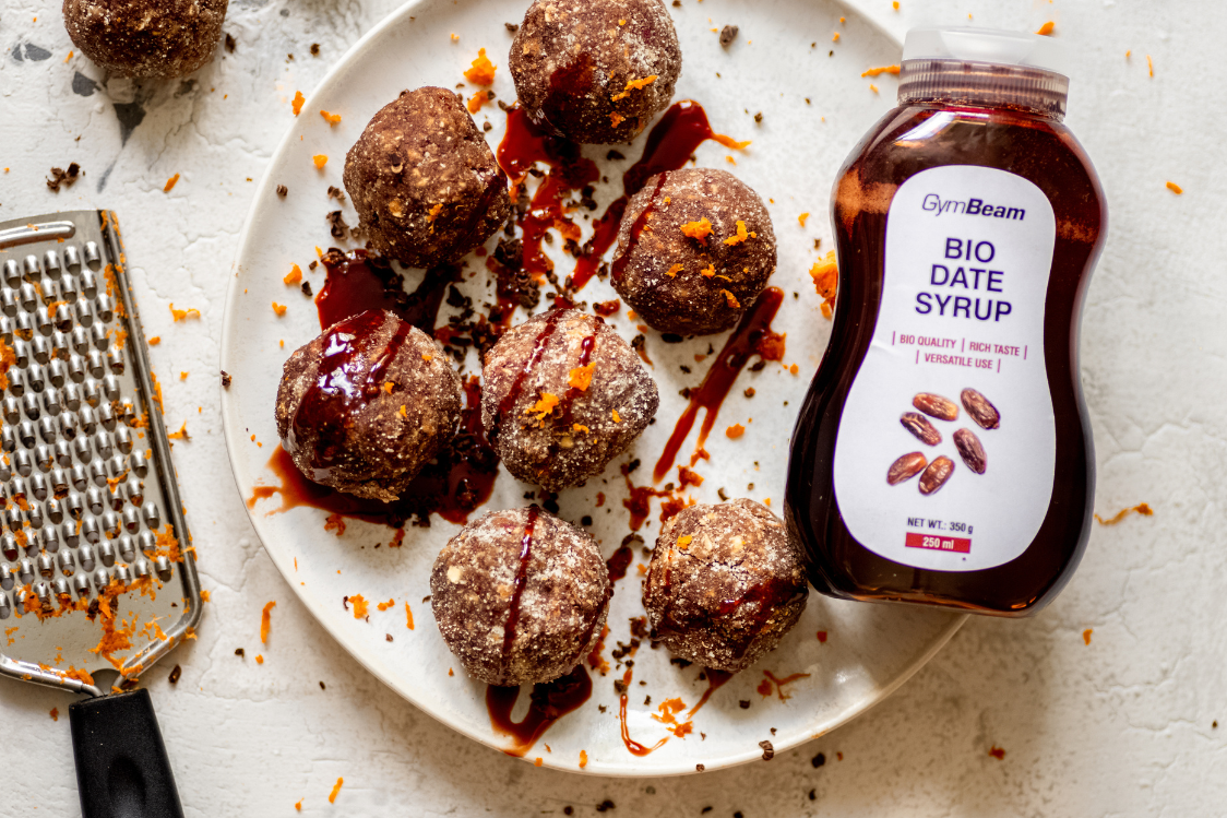 Nepečené mrkvové kuličky