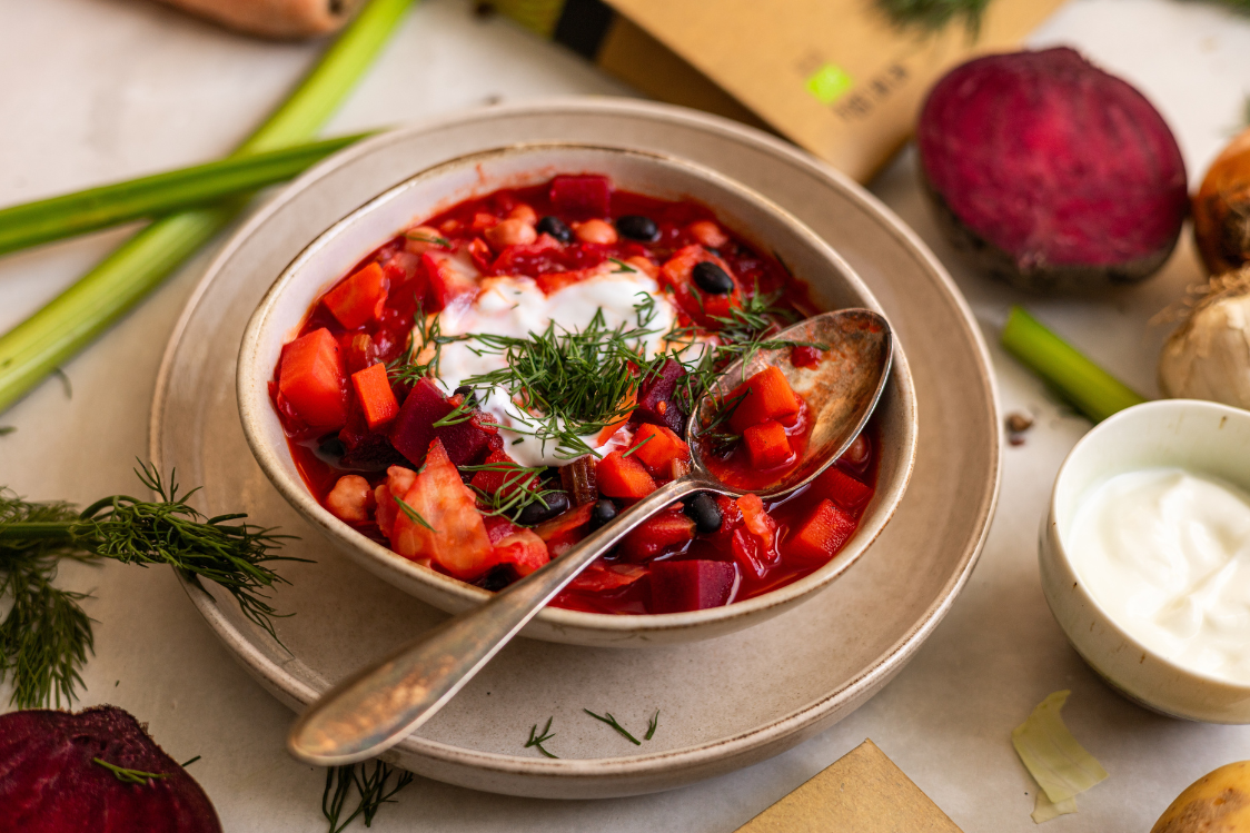 Vegetariánský boršč