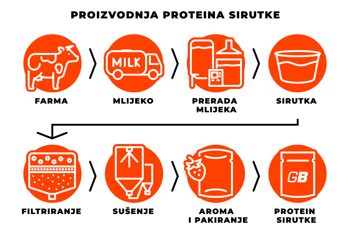 Proizvodnja proteina sirutke