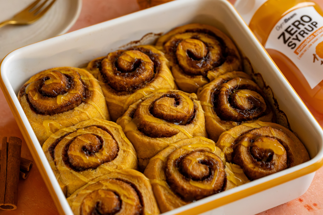 Dýňové skořicové šneky Dýňové skořicové šneky