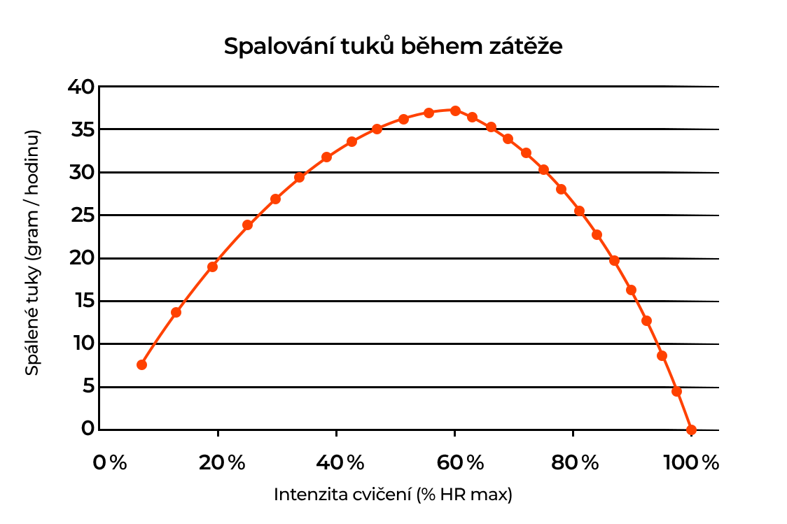 Spalování tuků během zátěže