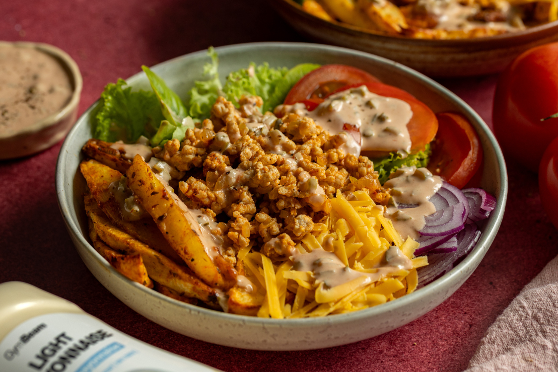 Salát inspirovaný chutí Big Macu 