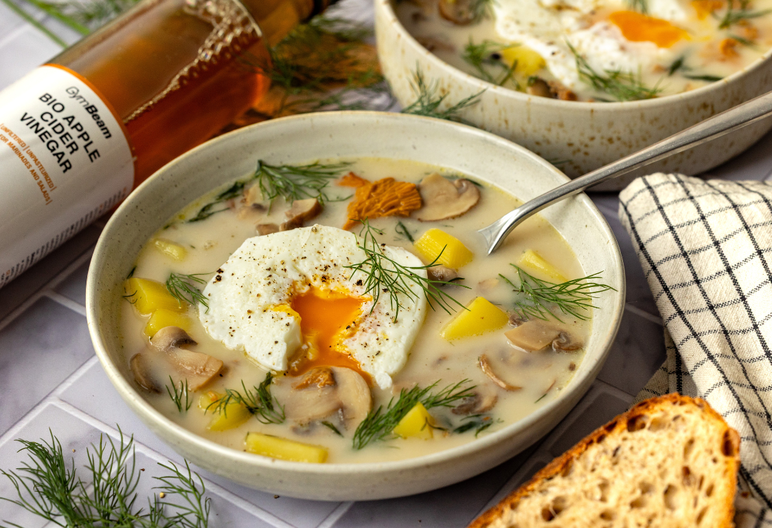 Kulajda se zastřeným vejcem