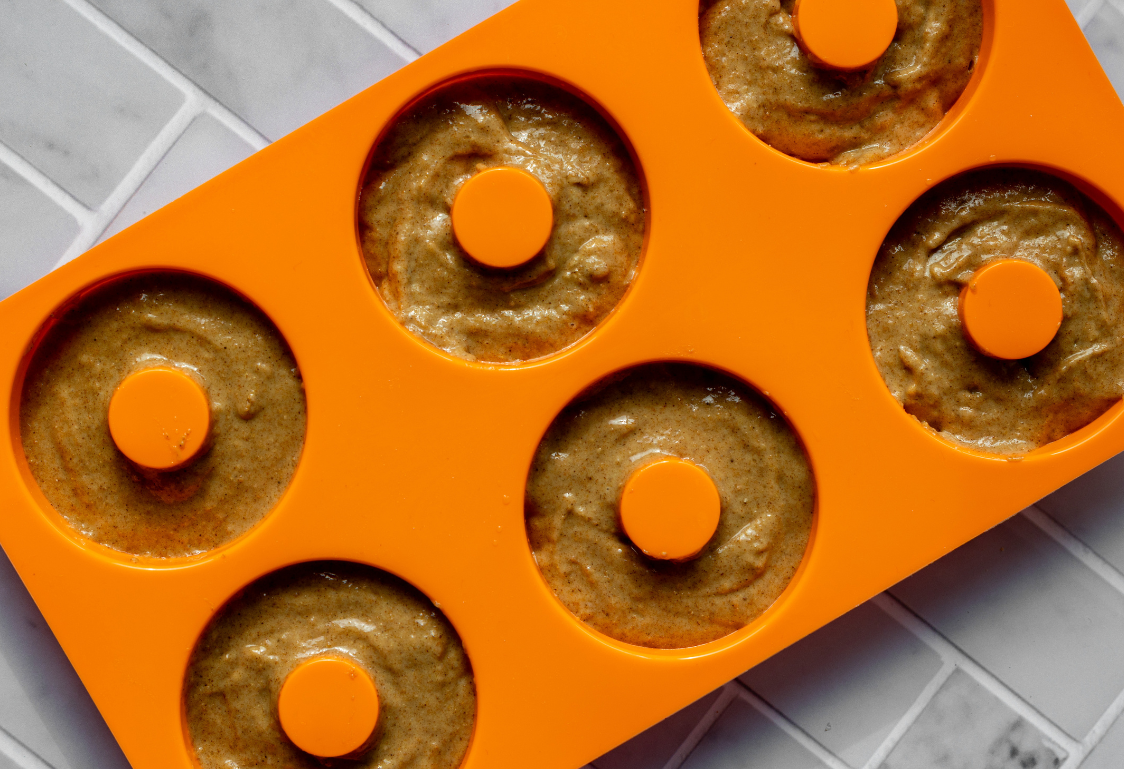 Pečené jablečné donuty se skořicí - postup Pečené jablečné donuty se skořicí - postup