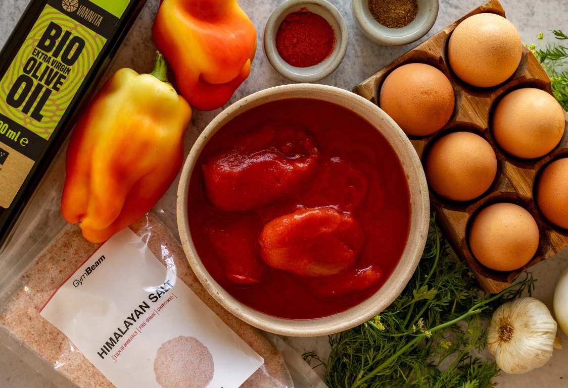 Закуска шакшука - Съставки Закуска шакшука - Съставки