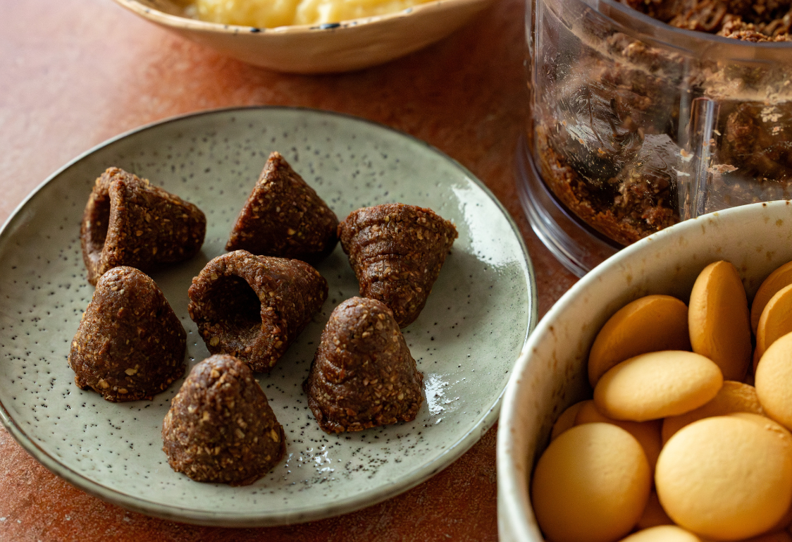 Vosí hnízda plněná vanilkovým krémem - příprava základu