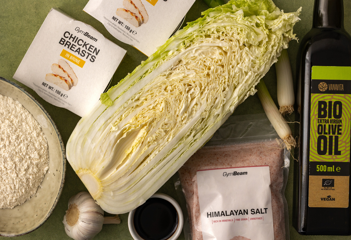 Gyoza knedlíčky s kuřecím masem - ingredience Gyoza knedlíčky s kuřecím masem - ingredience