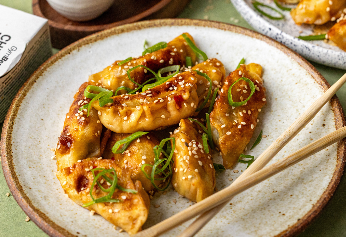 Gyoza knedlíčky s kuřecím masem Gyoza knedlíčky s kuřecím masem