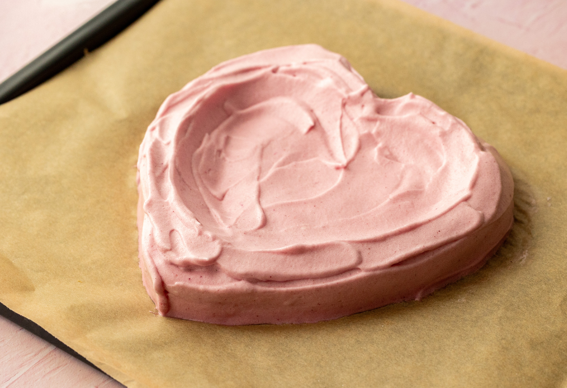 Jahodová pavlova bez cukru - příprava korpusu