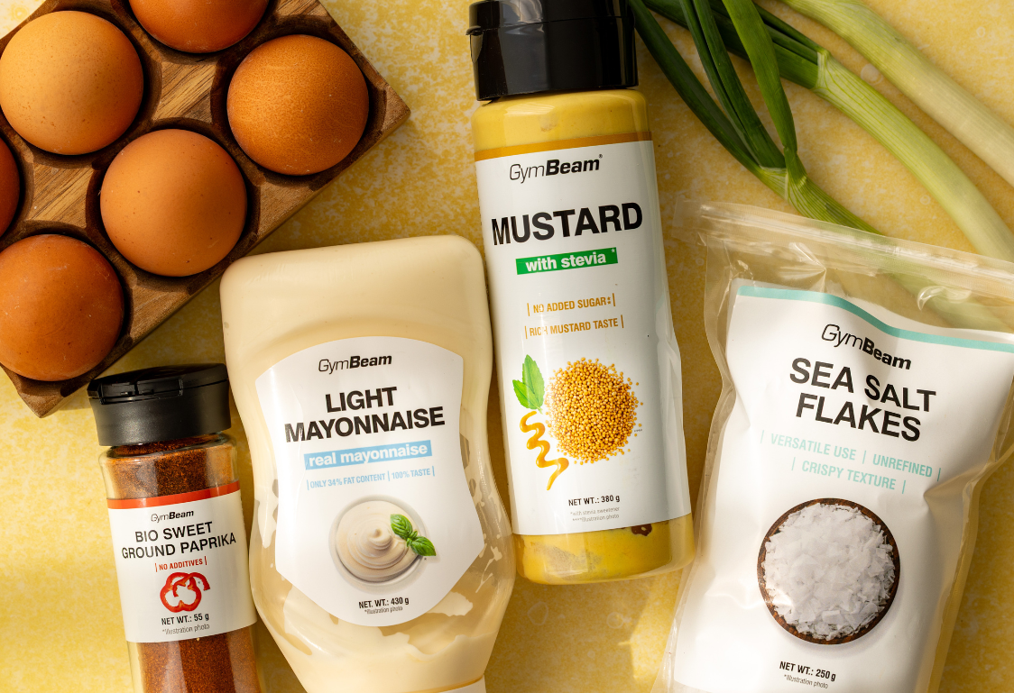 Plněná vejce natvrdo - ingredience