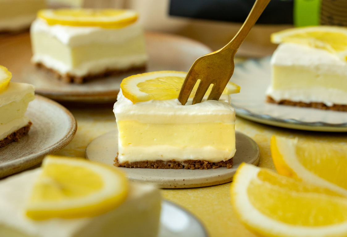 Fitness recept: Krémové citronové řezy