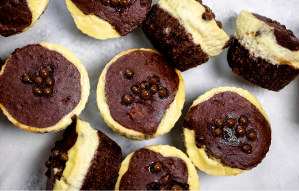 Fitness recept: Čokoládové muffiny s tvarohem