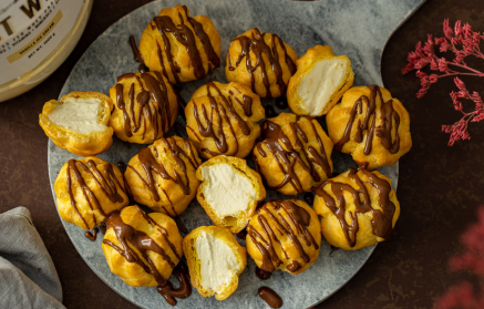 Fitness recept: Profiterolky s tvarohovým krémem