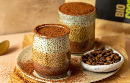 Fitness recept: Chia tiramisu pudink