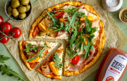 Fitness recept: Květáková pizza s prosciuttem a mozzarellou