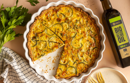 Fitness recept: Cuketový quiche se sýrem