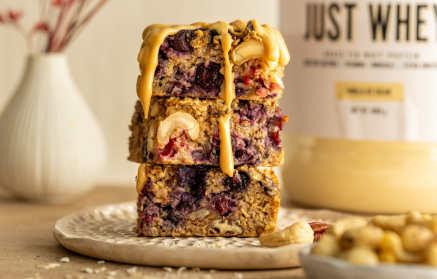 Fitness recept: Ovesný koláč s borůvkami