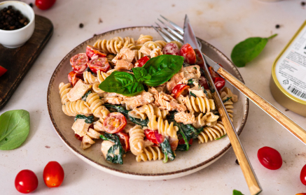 Fitness recept: Krémové těstoviny s lososem