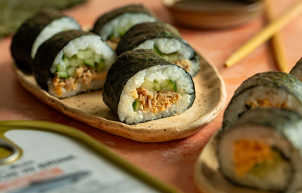 Fitness recept: Maki sushi s tuňákem a lososem