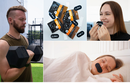 Pásky na nos a ústa: Spěte lépe, dýchejte volněji, trénujte efektivněji!