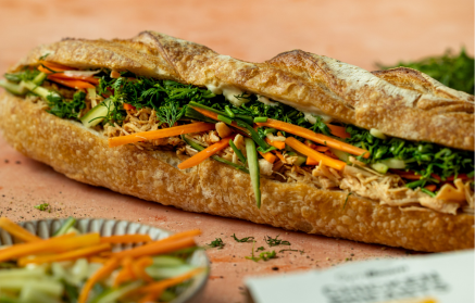 Fitness recept: Bánh mì bageta s kuřecím masem