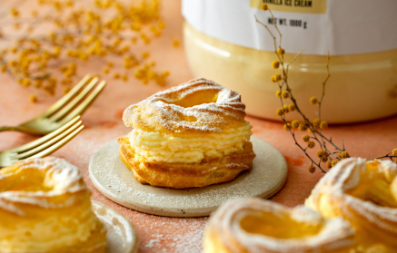 Fitness recept: Věnečky s pudinkovým krémem 