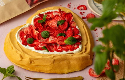 Fitness recept: Jahodová pavlova bez cukru