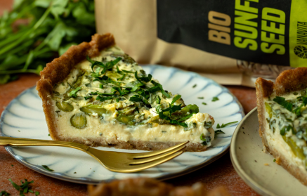 Fitness recept: Slaný chřestový koláč