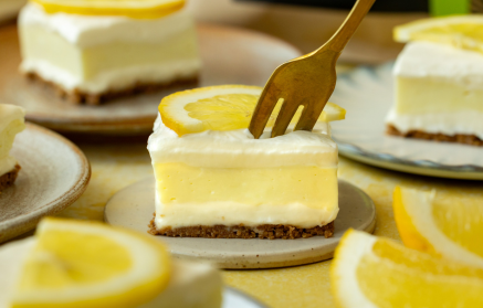 Fitness recept: Krémové citronové řezy